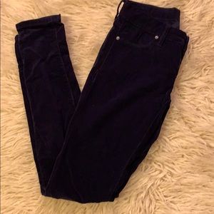 Super skinny corduroy pants